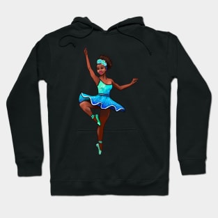 The top 10 Dance gifts - Ballet dancer dancing Brown skin black African American ballerina Hoodie